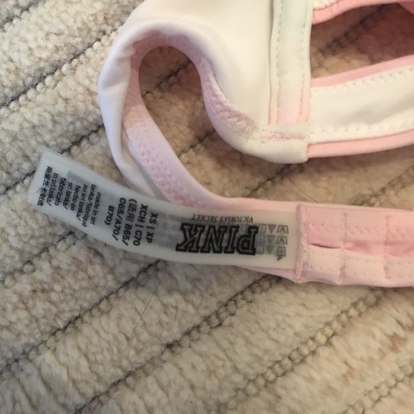 *BRAND NEW NEVER WORN* Pink Cutout Swim top - Picture 4 of 4